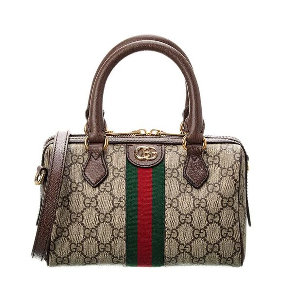 Gucci Handbags - Gucci Ophidia GG Mini Top Handle GG Supreme Canvas & Leather Bag